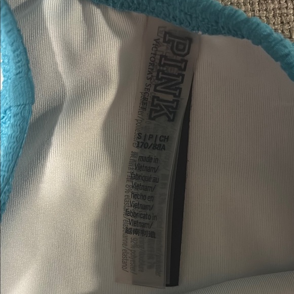PINK Victoria's Secret Blue and White Swimsuit - Picture 2 of 4